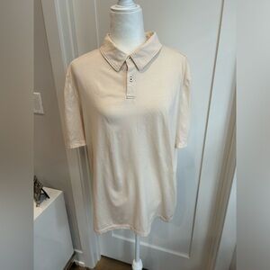Anthropologie by Paper Label ERDEN POLO SHORT SLEEVE Sz M! NWT!!!